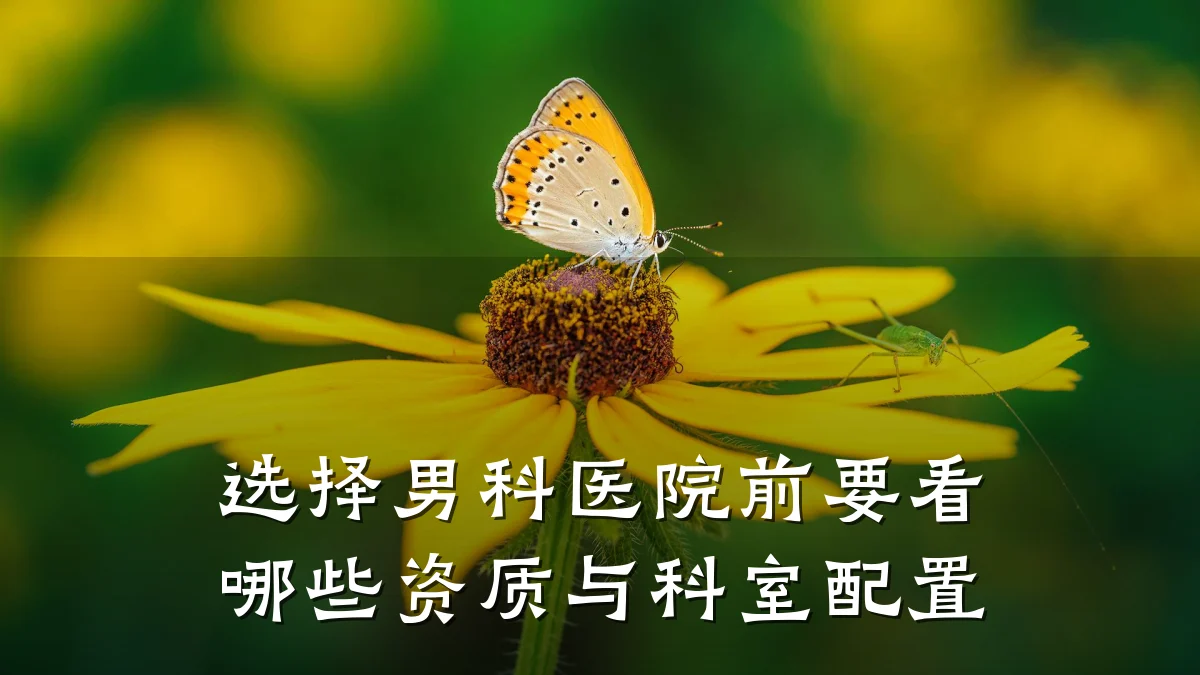 选择男科医院前要看哪些资质与科室配置